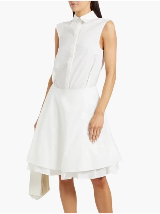 Proenza Schouler Dresses & Skirts - PROENZA SCHOULER Cindy Layered Cotton Poplin Shirt Dress Size 2